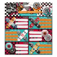 Ars Una: Rollin Mania design etichete caiet 3x6 bucăți