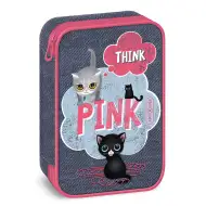 Ars Una: Think Pink mai multe nivele penar pliabil 15,5x22,5x4,5cm