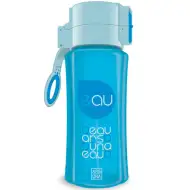 Autonomy sticlă pentru apă albastru deschis 450ml