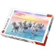 Cai albi 500 bucăţi puzzle - Trefl
