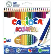 Carioca: Acquarell set creioane colorate 24 bucăţi