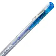 Carioca: Glitter culoarea albastru pix cu gel
