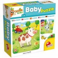 Carotina Baby: Puzzle cu animale de fermă