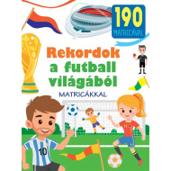 Cartea educativă despre recorduri din lumea fotbalului cu autocolante