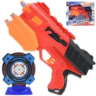 Crazy Launcher: Set armă manuală cu burete cu țintă și proiectil 24cm