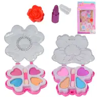 Cute Girl: Set de machiaj cu paletă și accesorii de machiaj în formă de floare și fluture