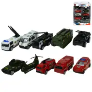 Die-Cast: Set mașină de poliție în două versiuni