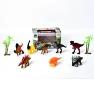 Dinozaur set de joacă cu dino și palmieri