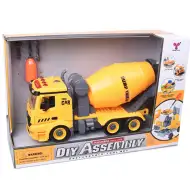 DIY fă chiar tu mixer mașină cu efecte de sunete și lumini 1:12 scară