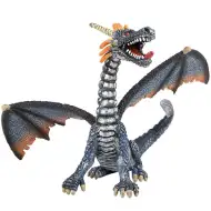 Dragon argintiu figurină - Bullyland