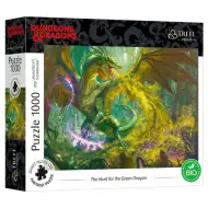 Dungeons&amp;Dragons: Vânătoarea dragonului verde 1000 bucăți puzzle - Trefl
