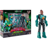 Eroii Quantum: figurina de acțiune Dinoster Oz cu armură verde 20 cm