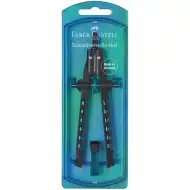 Faber-Castell: Factory perlă albastră set compas cu reglator rapid