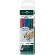 Faber-Castell: Multimark set marker cu alcool 0,6 mm 4 bucăţi