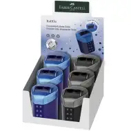 Faber-Castell: RollOn ascuțitoare cu rezervor dublu buline în două variante