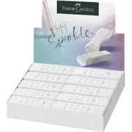Faber-Castell: RollOn Sparkle Radieră albă fără PVC 1 bucată