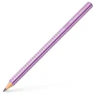 Faber-Castell: Sparkel Jumbo sidef metal mov creion grafit B