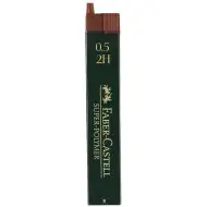 Faber-Castell: Super Polymer mină 0,5mm 12 bucăți, 2H