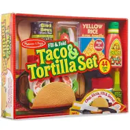 Fill &amp; Fold Taco și Tortilla set de joacă - Melissa &amp; Doug