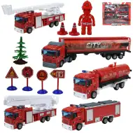 Fire Force: Set vehicule de pompieri cu accesorii