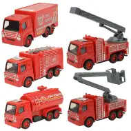 Fire Rescue: mașină de pompieri în diverse versiuni 9,5 cm 1 bucată