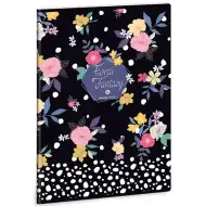 Floral Prism caiet cu pătrățele A4