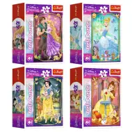 Frumoase Prințese Disney 54 bucăți mini puzzle mai multe variante - Trefl