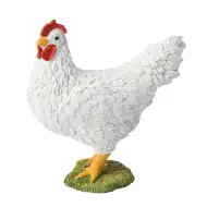 Găină albă figurină de joacă - Bullyland