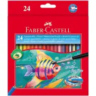 Faber-Castell: Creioane colorate 24 bucăţi
