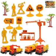 Heavy Duty: Set de jucării de construcție cu mașini și accesorii