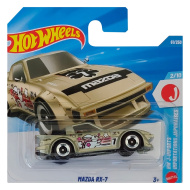 Hot Wheels: Mazda RX-7 mașinuță aurie 1/64 - Mattel