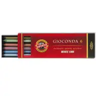 ICO: Koh-I-Noor Gioconda Metallic șase culori diferite 5,6mm