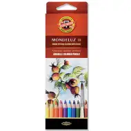 ICO: Koh-I-Noor Mondeluz 3717 Aquarell set creioane colorate 18 bucăți