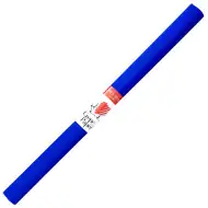 ICO: Süni hârtie creponată culoarea albastră 200x50cm