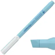 ICO: Videotip Slim textliner pastel albastru