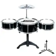 Jazz Drum stand 4 părți jucărie set de tobă