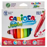 Jumbo set markere 12 bucăţi - Carioca