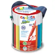 Jumbo set markere 50 bucăţi - Carioca