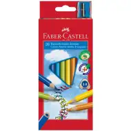 Faber-Castell: Junior creioane colorate 20 bucăţi cu ascuţitoare