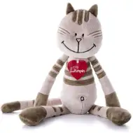 Kate pisică pluş mijlociu de 38cm