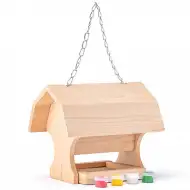 Lemn căsuță pentru păsări cu vopsele - Woodyland