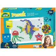 LENA: Mosaik biluțe transparente set creativ 10mm 260 de bucăți