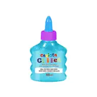 Lipici lichid strălucitor neon albastru deschis 88ml - Carioca