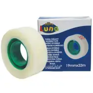 Lipici transparent 19 mm în cutie 33 metri 1 bucată