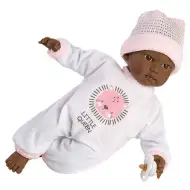 Llorens: Cuca păpușă fetiță plânge afro-americană 30 cm