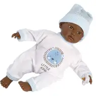 Llorens: Cuqui păpușă băiețel afro-american 30 cm