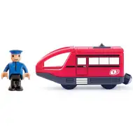 Locomotivă electronică modernă roşie - Woodyland