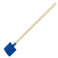 Lopată de grădină cu coadă de lemn, albastră, 75 cm - Woodyland