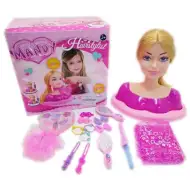 Mandy HairStylist cap de păpușă poate fi coafată și machiată
