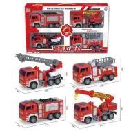 Mașini de pompieri 4 bucăți set